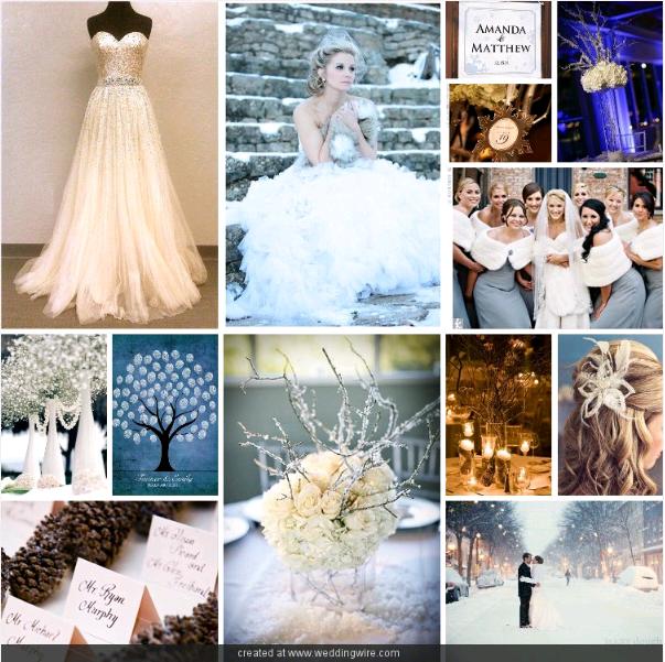 Winter weddings can be so whimsical and beautiful Enjoy this winter wedding